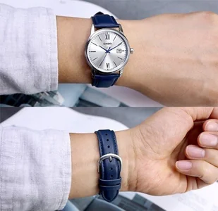Zegarek ZEGAREK MĘSKI CASIO MTP-V002L-2B3 + BOX (zd224b) - Zegarki męskie - miniaturka - grafika 5