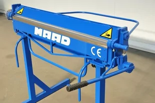 MAAD ZG 1100 / 0.8 mm ZAGINARKA GIĘTARKA KRAWĘDZIARKA DEKARSKA DO BLACHY Z CIĘCIEM MAAD ZG-1100/0.8 mm - Giętarki - miniaturka - grafika 4