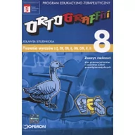 Podręczniki dla gimnazjum - Operon Ortograffiti 8 Pisownia wyrazów z ę, en, em, ą, on, om, ji, ii GIMN i LO kl.1-3 ćwiczenia - Jolanta Studnicka - miniaturka - grafika 1