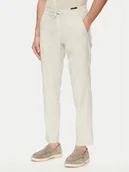 Spodnie męskie - BOSS Spodnie materiałowe Sanderson-L 50536881 Beżowy Regular Fit - miniaturka - grafika 1