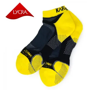 Skarpetki Karakal Socks X4 Men Trainer Yellow Black-41-47 - Skarpetki męskie - miniaturka - grafika 1