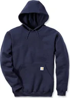 Bluzy męskie - Carhartt Bluza Carhartt Midweight Hooded Sweatshirt Navy - miniaturka - grafika 1