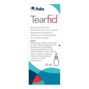 Tearfid Krople do oczu, roztwór, 10 ml - Krople do oczu - miniaturka - grafika 1