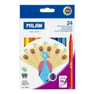 Flamastry - Flamastry z cienką końcówką 24 kolory MILAN - miniaturka - grafika 1