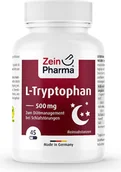Aminokwasy - Zein Pharma - L-Tryptofan, 500mg, 45 kapsułek - miniaturka - grafika 1