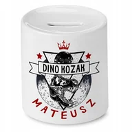 Skarbonki - Skarbonka 330 ml Dla Mateusza Syna Dziecka Prezent z Nadrukiem ze Zdjęciem - miniaturka - grafika 1