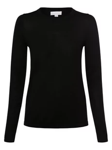 brookshire - Damski sweter z wełny merino, czarny - Swetry damskie - miniaturka - grafika 1