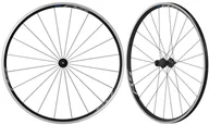 Koła rowerowe - Shimano Shimano Road WH-RS100-CL Zestaw kół QR 133mm/QR 163mm, black 2020 Koła szosowe zestawy E-WHRS100FRCB - miniaturka - grafika 1