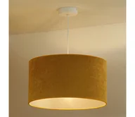 Lampy sufitowe - Duolla - Żyrandol na lince CORDUROY 1xE27/15W/230V śr. 40 cm żółty - miniaturka - grafika 1