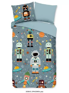 Good Morning Komplet pościeli "Spacemen" w kolorze szarym - Pościel dla dzieci - miniaturka - grafika 1