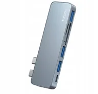 Pozostałe akcesoria do telefonów - WIELOFUNKCYJNY ADAPTER DO LAPTOPA MACBOOKA USB SD - miniaturka - grafika 1
