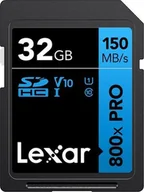 Karty pamięci - Karta Lexar 800X Pro SDHC 32 GB Class 10 UHS-I/U1 V30 LSD0800P032G-BNNNG - miniaturka - grafika 1
