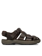Sandały męskie - Clarks Sandały Saltway Cove 26176900 Brązowy - miniaturka - grafika 1