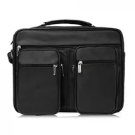 Torby męskie - TORBA MĘSKA NA RAMIĘ ZE SKÓRY NATURALNEJ DUŻA TORBA DO PRACY ABRUZZO ABR-17 - miniaturka - grafika 1