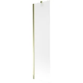 Parawany nawannowe - Mexen Next parawan nawannowy 1-skrzydłowy 50 x 150 cm, szron, złoty - miniaturka - grafika 1