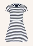 Sukienki - Tommy Hilfiger Sukienka W Pikę blau - miniaturka - grafika 1