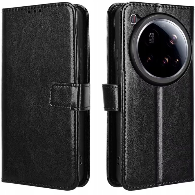 Etui Z Klapką Do Xiaomi 15 Ultra Futerał Skóra Eko Pokrowiec Case Portfel