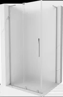 Kabiny prysznicowe - Mexen Velar L kabina prysznicowa rozsuwana 120x85 cm, szron, chrom - 871-120-085-33-01 - miniaturka - grafika 1