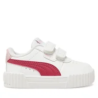 Buty dla dziewczynek - Sneakersy Puma Carina 3.0 V Inf 401480 06 Biały - miniaturka - grafika 1