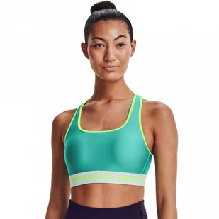 Biustonosz treningowy UNDER ARMOUR UA Crossback Mid Bra Pkt - Bielizna sportowa damska - miniaturka - grafika 1