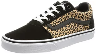 Vans Damskie sneakersy Ward Suede/Canvas, Cheetah Black White, 42 EU - Sneakersy damskie - miniaturka - grafika 1