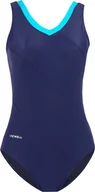 Stroje kąpielowe - Crowell Kostium kąpielowy damski Crowell Angie kol.02 granatowo-niebieski 38 - miniaturka - grafika 1