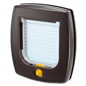 Pozostałe akcesoria dla psów - Ferplast Drzwiczki dla psa lub kota "Swing 3 Basic" kolor brązowy - miniaturka - grafika 1