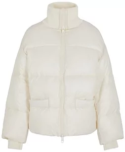 Armani Exchange Damska kurtka Light Weight, Turtle Neck, Casual Fit, Soft Touch Shell Jacket, biały, XL - Kurtki damskie - miniaturka - grafika 1