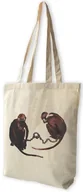 Torby i wózki na zakupy - Torba bawełniana Dwie małpy Pieter Bruegel starszy - miniaturka - grafika 1