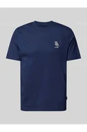 Koszulki męskie - T-shirt z wyhaftowanym detalem model JEPPE - Blend - miniaturka - grafika 1