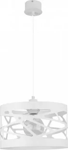 Sigma Lampa zwis MODUŁ FREZ biała ażurowy klosz 31080 - Lampy sufitowe - miniaturka - grafika 2