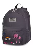Plecaki szkolne i tornistry - Patio Plecak Coolpack Hippie (B33085) Sparkling Badges Grey - 22479CP - miniaturka - grafika 1