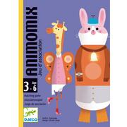 Gry karciane - Djeco Gra karciana dla maluchów Animomix 3-6 lat - miniaturka - grafika 1