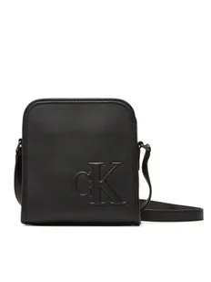 Calvin Klein Saszetka Sculpted Impression Reporter 18 LV04G3157G Czarny - Nerki - miniaturka - grafika 1