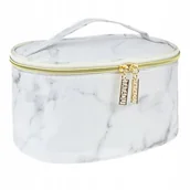 Kosmetyczki, organizery i kuferki - Kosmetyczka Damska Wodoodporna Kuferek Marmurkowa - miniaturka - grafika 1