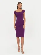 Sukienki - Rinascimento Sukienka koktajlowa CFC0119770003 Fioletowy Regular Fit - miniaturka - grafika 1