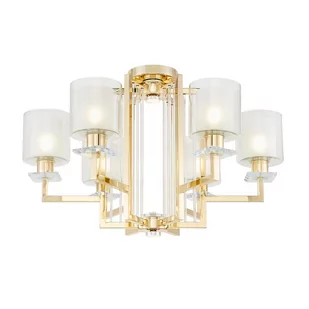 Manhattan lampa sufitowa loft złota LDC 8012-6 (GD) Lumina Deco - Lampy sufitowe - miniaturka - grafika 1