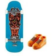 Samochody i pojazdy dla dzieci - Hot Wheels Skate Deskorolka + buty HVJ77 Mattel - miniaturka - grafika 1
