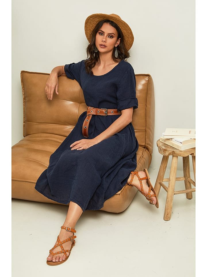 Joséfine Lniana sukienka 