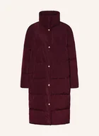 Płaszcze damskie - Tommy Hilfiger Płaszcz Puchowy Crest rot - miniaturka - grafika 1