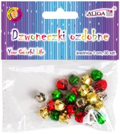 Dekoratorstwo - Dzwoneczki Ozdobne w Rozmiarze 1 cm 30szt. Aliga - miniaturka - grafika 1