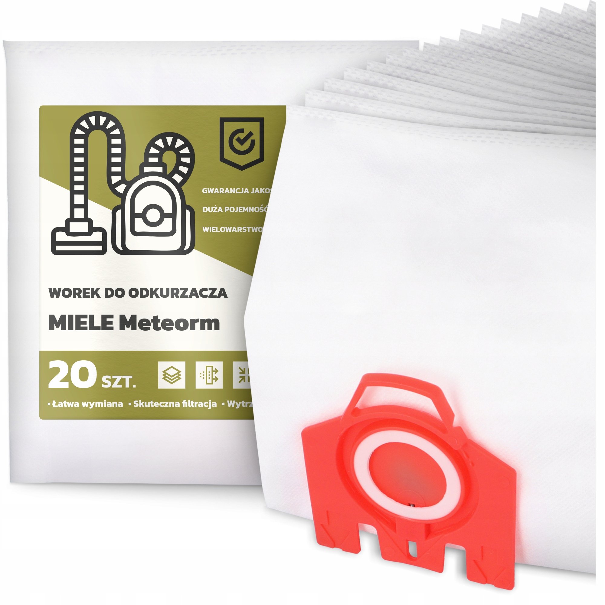 20x Worek do Odkurzacza Miele Meteorm Syntetyczny Duży Mocny Torba Worki G9