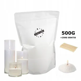 Świeca w proszku perłowa sypana - proszek do świec, 500g + 250g w prezencie - Świece - miniaturka - grafika 1