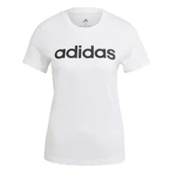Koszulki sportowe damskie - T-shirt damski z logo adidas Essentials - miniaturka - grafika 1
