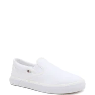 Trampki damskie - Tommy Hilfiger Slip on VULC CANVAS - miniaturka - grafika 1