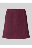 Spódnice - Spódnica mini rozkloszowana z fakturowanym wzorem z wiskozą model JANNI - Vero Moda - miniaturka - grafika 1