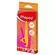 Przybory szkolne - Cyrkiel Study Neon 9el MAPED - miniaturka - grafika 1