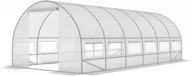 Szklarnie ogrodowe - ZARIA Tunel foliowy z oknami  ZARIA, biały, 6x3x2 m - miniaturka - grafika 1