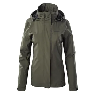 Damska Kurtka przejściowa HI-TEC LADY HARRIET JACKET M000134181 – Oliwkowy - Kurtki damskie - miniaturka - grafika 1