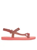 Buty dla dziewczynek - Melissa Sandały Mini Melissa Sun Dowtown II Inf 36099 Koralowy - miniaturka - grafika 1